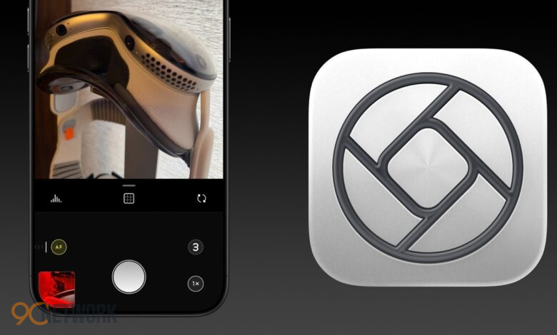 Halide camera app interface on iPhone showing manual controls