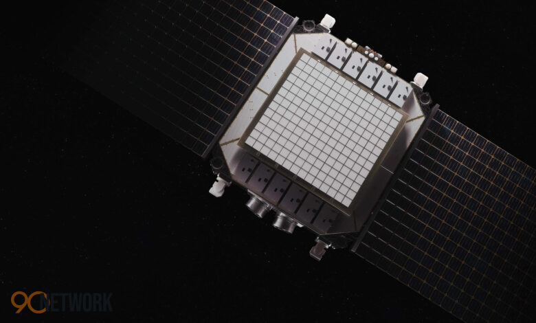K2 high-powered satellite concept in orbit