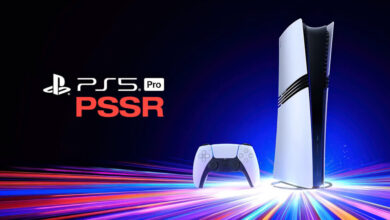 PS5 Pro console showing PSSR 2 graphics technology