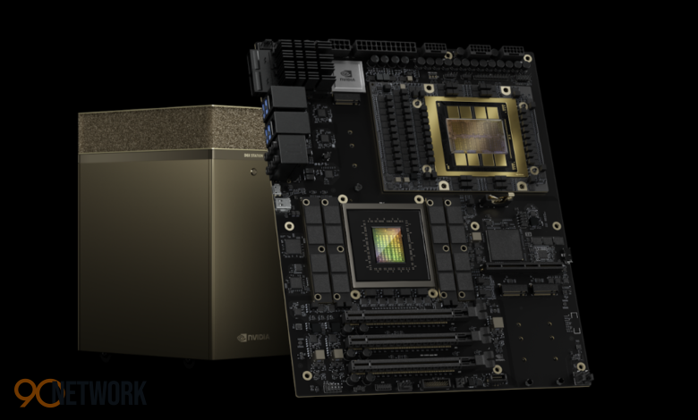 Nvidia DGX Station AI desktop supercomputer setup