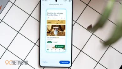 Gemini task automation ordering food through AI assistant