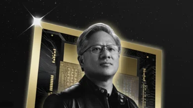 NVIDIA GTC 2026 keynote Jensen Huang presenting AI roadmap