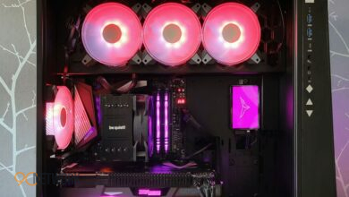A gaming desktop computer illustrating RGB software crashing Windows 11 issues