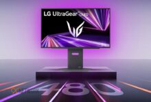 LG UltraGear 27GX790A-B OLED monitor sitting on a modern gaming desk