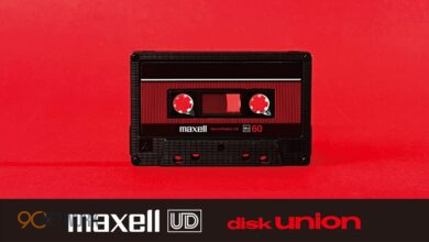 A close-up view of the special edition Maxell UD-60U cassette tapes packaging
