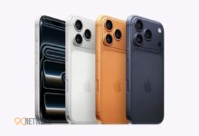 Apple iPhone 17 YouTube videos on a mobile screen displaying video promotional feeds